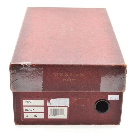 Men Mezlan 16097 Black Leather Penny Loafers 7 M New - Picture 8 of 8